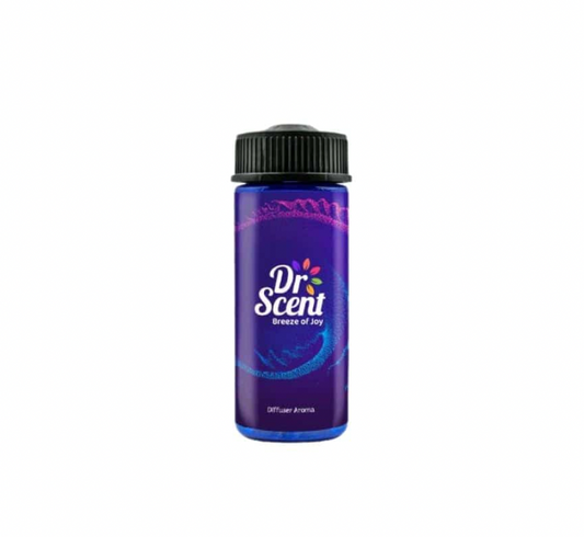 DR Scent fragrance bottle dining area